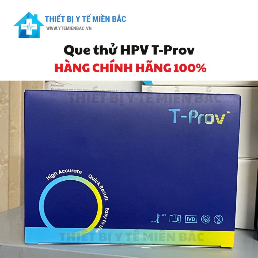 Test HPV tại nhà T-Prov – One Step HPV Antigen Test (Cervical Swab) 20 test/hộp Test HPV tại nhà T-Prov – One Step HPV Antigen Test (Cervical Swab) 20 test/hộp