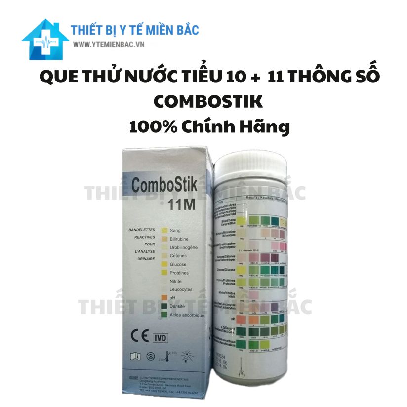 Que Thử Nhanh Nước Tiểu Đa Thông Số ComboStik Hỗ Trợ Đánh Giá 11 Chỉ Tiêu Quan Trọng Que Thử Nhanh Nước Tiểu Đa Thông Số ComboStik Hỗ Trợ Đánh Giá 11 Chỉ Tiêu Quan Trọng