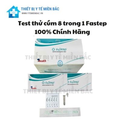 Kit Test Cúm 8 Trong 1 FaStep – Phát Hiện 8 Tác Nhân Hô Hấp Chỉ Sau 15 Phút, Giải Pháp Sàng Lọc Toàn Diện