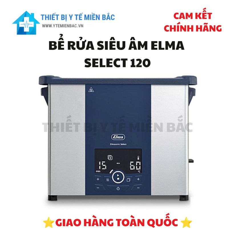 Bể rửa siêu âm Elma Select 120 Dung 12.9L – Làm sạch chuyên sâu Bể rửa siêu âm Elma Select 120 Dung 12.9L – Làm sạch chuyên sâu
