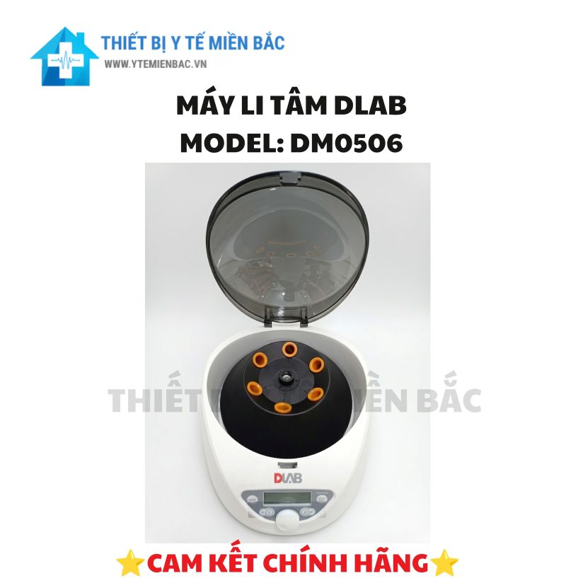 Máy ly tâm 6 ống DLAB DM0506 – Rotor 6 vị trí, vận hành linh hoạt Máy ly tâm 6 ống DLAB DM0506 – Rotor 6 vị trí, vận hành linh hoạt