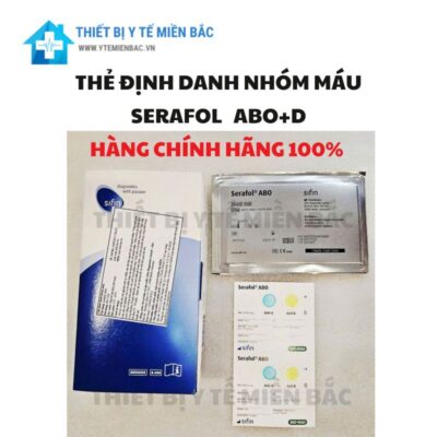 Thẻ test nhóm máu ABO Serafol – Kiểm tra nhanh chóng trước truyền máu